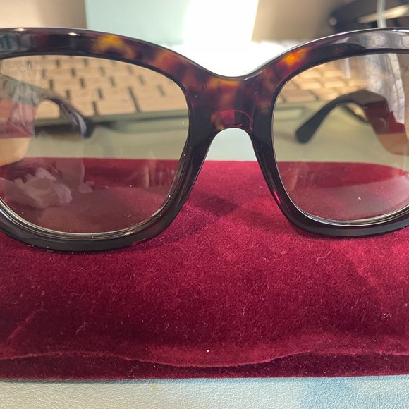 Gucci Red White & Blue Striped Sunglasses (Authentic) main image 7